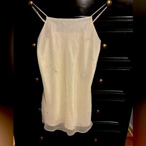 Valerie Stevens  Cream Colored Semi Sheer